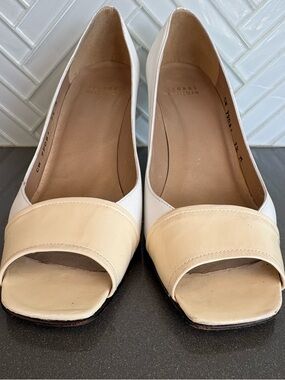 Stuart Weitzman peep-toe pumps
